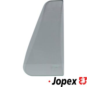 1/4 light window, fixed, clear, left, with E-mark
