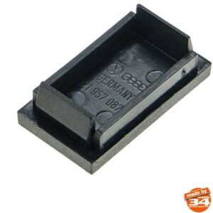 Dummy cover for switch opening in centre console, black