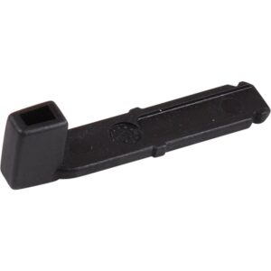 Knob for heater control, black