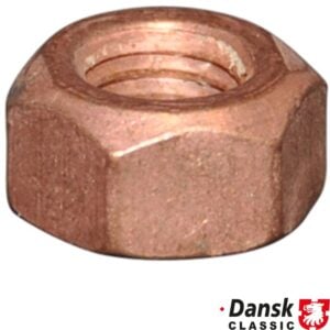 Lock nut, M8x1.25, CU plated