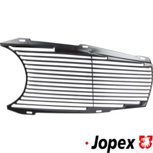 Radiator grille insert, black, left