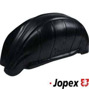 Wheel housing, rear, plastic, left