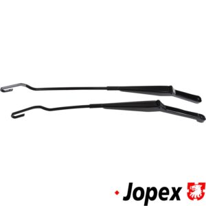 Wiper arm set, front, left/right, black