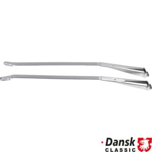 Wiper arm set, front, left/right, chrome