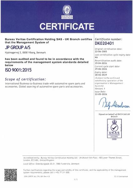 ISO certificate certificate preview