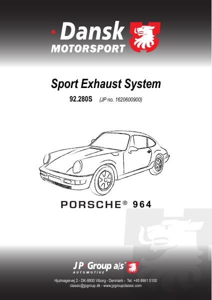 Sport Exhaust System certificate preview