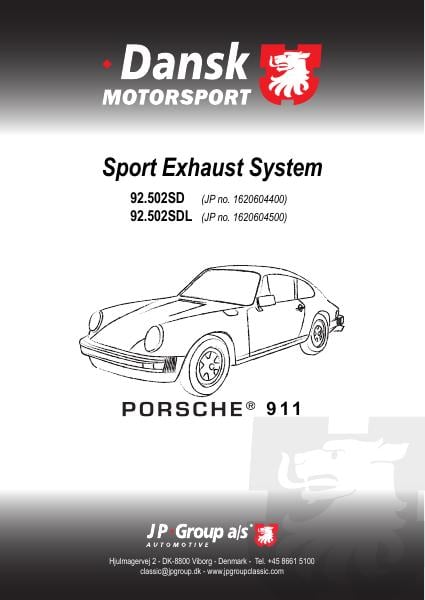 Sport Exhaust System certificate preview