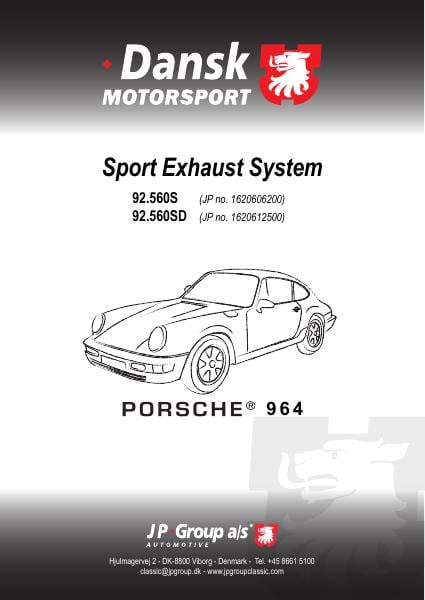 Sport Exhaust System certificate preview