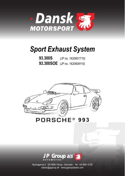 Sport Exhaust System certificate preview