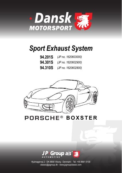 Sport Exhaust System certificate preview