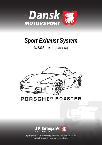 Sport Exhaust System certificate preview