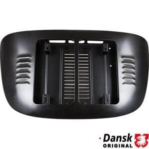 Engine hood, rear, GT look, with louvres
