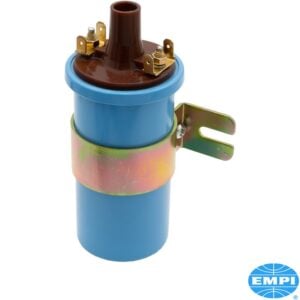 Ignition coil, 6 Volt, 1.4 Ohms, (Blue Coil), Epoxy filled