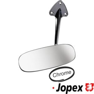 Rear view mirror, chromed