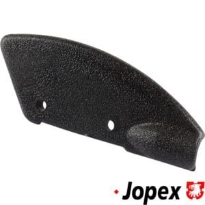 Trim cover for convertible top, outer, black, left