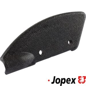 Trim cover for convertible top, outer, black, right